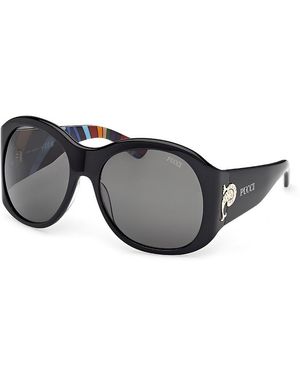 PUCCI Geometric Sunglasses, 59Mm - Gray