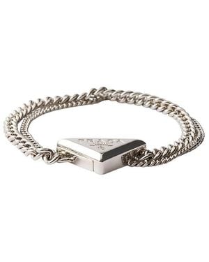 Prada Metal Bracelet - Natural