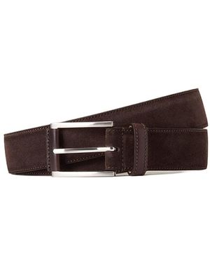 Robert Talbott Suede Lewis Belt - Brown