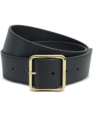 Hobbs Leena Wide Leather Belt - Black