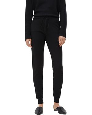 Chinti & Parker Pure Cashmere Track Pants - Black