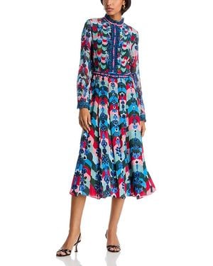 Saloni Emilia Dress - Blue