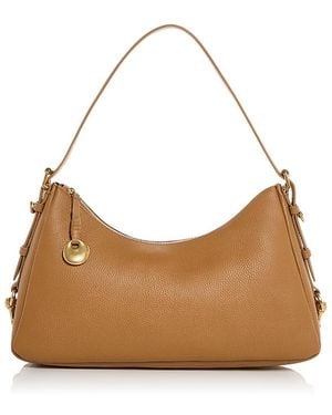 Rebecca Minkoff Mia Large Leather Shoulder Bag - Brown