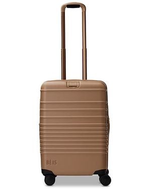BEIS The Carry On Roller Suitcase - Brown