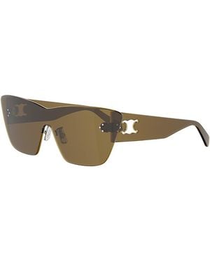 Celine Defile Mask Sunglasses, 155Mm - Multicolor