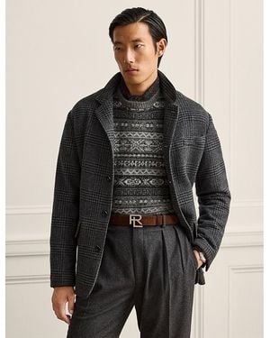 Ralph Lauren Stables Cashmere & Wool Jacket - Black
