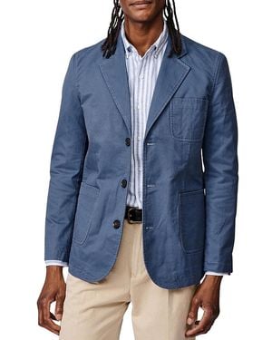 aubi Mareham Patch Pocket Blazer - Blue