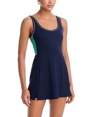 Splits59 Martina Rigor Color Block Dress - Blue