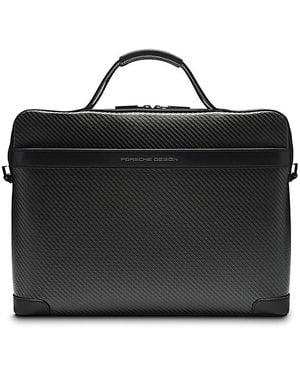 Porsche Design Bric's Carbon Briefcase S - Black