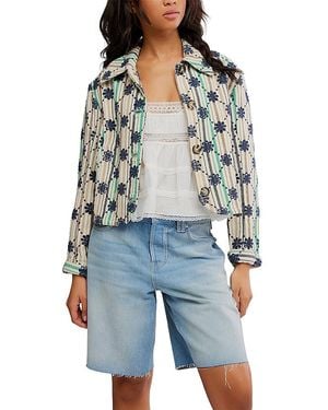 Free People Cassie Mod Jacket - Blue