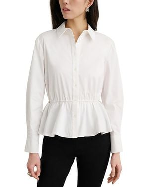 Toccin Ingrid Button Down Shirt - White