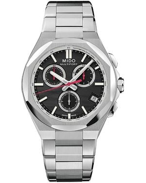 MIDO Multifort 8 One Crown Chronograph, 40Mm - Gray