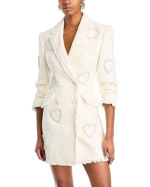 Cinq À Sept Joel Embellished Jacket Dress - White