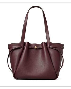 Tory Burch Large Romy Leather Tote Bag - Purple