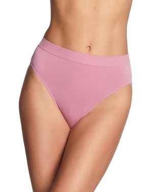 Wacoal B. Smooth Seamless High-Cut Briefs - Purple