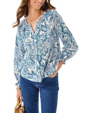 Lilly Pulitzer Aldina Top - Blue