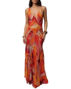 JLUXLABEL Prism Tide Maxi Dress - Red