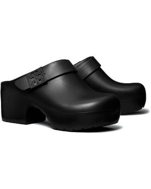 Tory Burch Mellow Platform Heeled Clog - Black