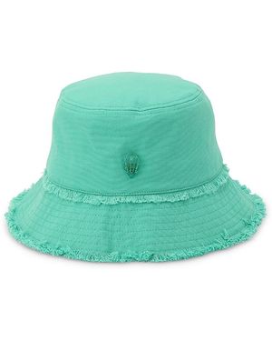 Kurt Geiger Frayed Edge Bucket Hat - Green