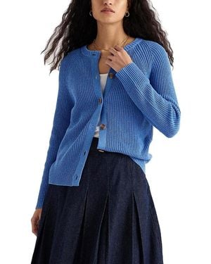 Seasalt Cornwall Potters Meadow Cardigan - Blue