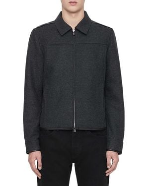 AllSaints Carlow Wool & Cotton Jacket - Black