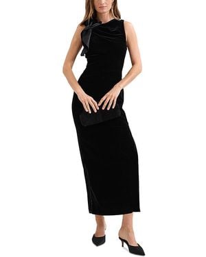 Phase Eight Melony Velvet Maxi Dress - Black