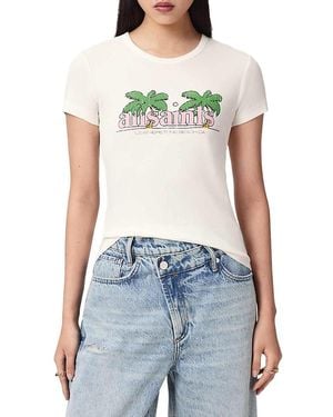 AllSaints Troppo Stevie Tee - Blue