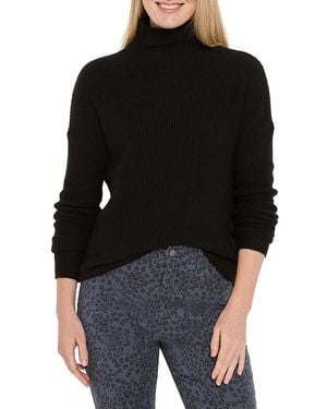 NIC+ZOE Waffle Tuck Jumper - Black