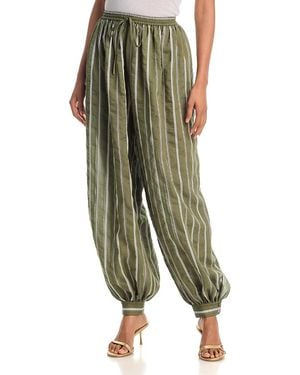 Cinq À Sept Sullivan Stripe Verne Pants - Green