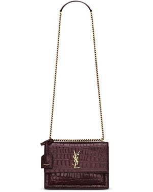 Saint Laurent Sunset Medium Bag - White