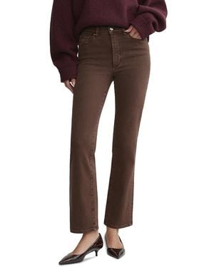 DL1961 Halle Straight High Rise Instasculptjeans - Brown