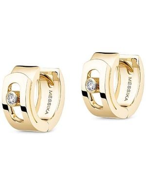 Messika 18K Move Noa Diamond Hoop Earrings, 0.05 Tcw - Metallic