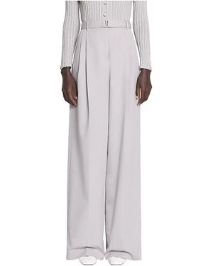 Lanvin Darted Cotton Pants - White