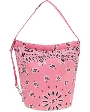 Call it By Your Name Bandana Bucket Bag - Pink