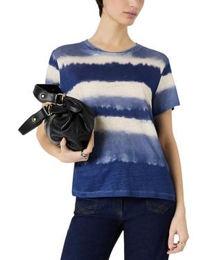 Gerard Darel Mabinty Linen Top - Blue