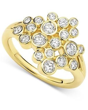 Lagos 18K Fizz Diamond Bezel Cluster Ring - Metallic
