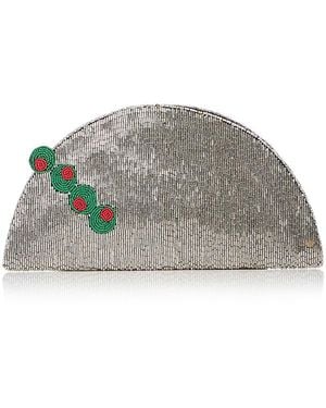 Simon Miller Beaded Lune Clutch - Gray