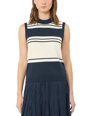 Weekend by Maxmara Wkdnazione Sweater Tank - Blue