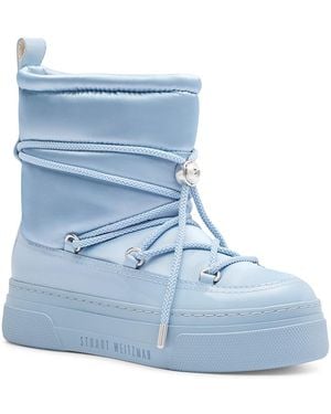 Stuart Weitzman Alpine Snow Ankle Boots - Blue