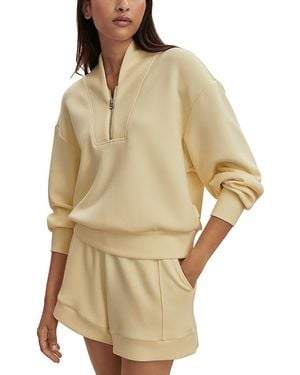 Varley Davidson Half Zip Sweatshirt - Natural