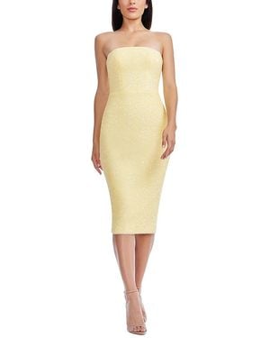 Dress the Population Viviana Dress - Yellow