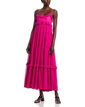 Michael Kors Tiered Maxi Dress - Pink