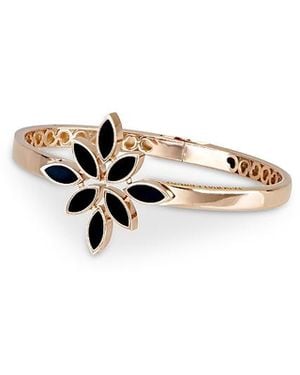 Pasquale Bruni 18K Ghirlanda Onyx Flower Bangle Bracelet - White