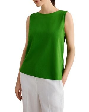 Hobbs Fern Button Back Top - Green
