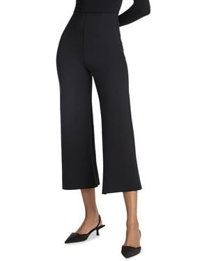 Commando Cropped Wide Leg Pants - Black