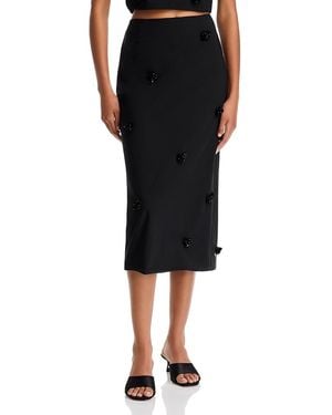 Cinq À Sept Sequin Dot Abbie Skirt - Black