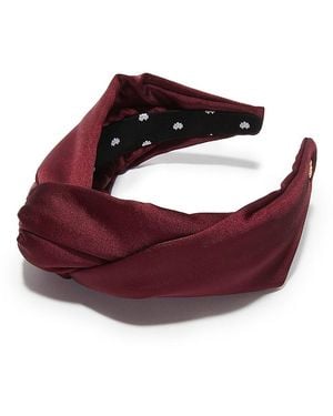 Lele Sadoughi Greta Knotted Headband - Red