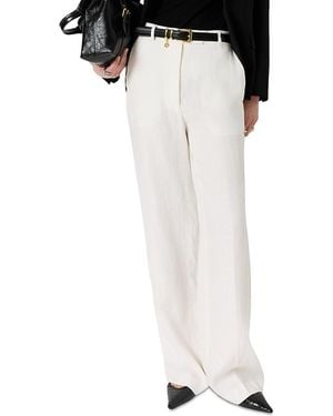 Gerard Darel Abelle Linen Pants - White