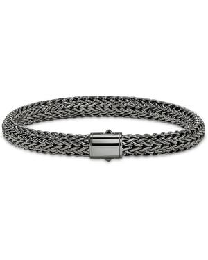 John Hardy Sterling Icon Dark Woven Link Bracelet, 7.5Mm - Black