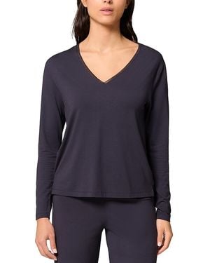 Simone Perele Aurore Pajama Top - Blue